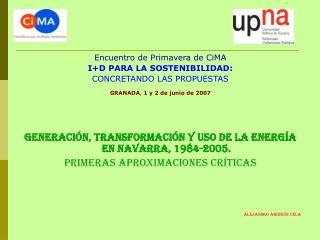 Encuentro de Primavera de CiMA I+D PARA LA SOSTENIBILIDAD: CONCRETANDO LAS PROPUESTAS