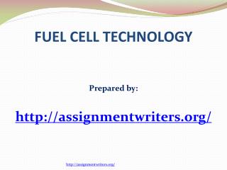 FUEL CELL TECHNOLOGY