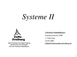 Systeme II