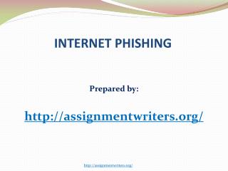 INTERNET PHISHING