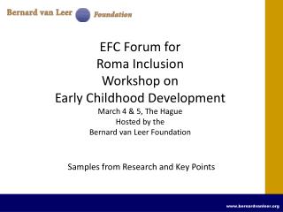 Samples from Research and Key Points