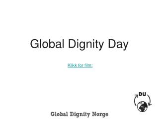 Global Dignity Day