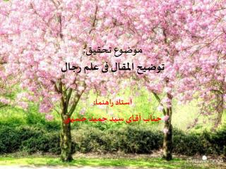 موضوع تحقیق: توضیح المقال فی علم رجال