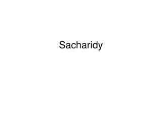 Sacharidy