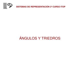 ÁNGULOS Y TRIEDROS