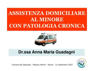 ASSISTENZA DOMICILIARE AL MINORE CON PATOLOGIA CRONICA
