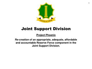 Joint Support Division