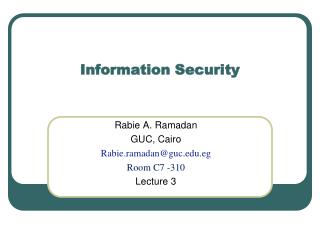 Information Security