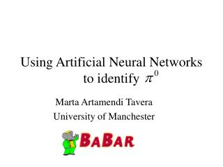 Using Artificial Neural Networks to identify