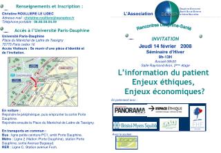 Rencontres Dauphine-Santé