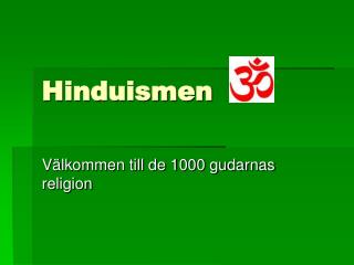 Hinduismen