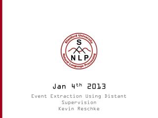 Jan 4 th 2013