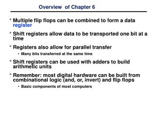 Overview of Chapter 6