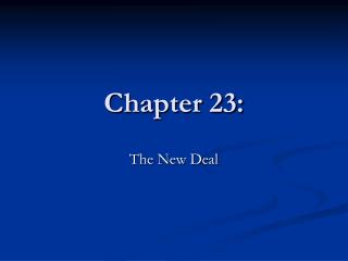 Chapter 23: