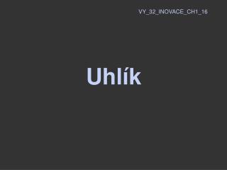 Uhlík