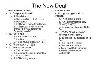 The New Deal