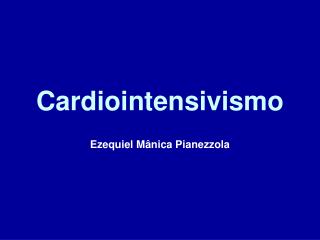 Cardiointensivismo