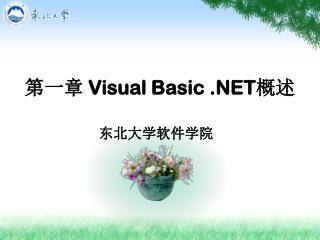 第一章 Visual Basic .NET 概述