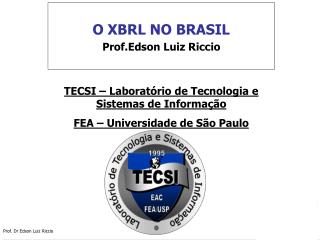 TECSI – Laboratório de Tecnologia e Sistemas de Informação FEA – Universidade de São Paulo