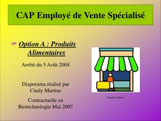 CAP Employé de Vente Spécialisé