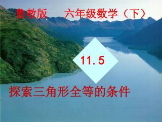 鲁教版 六年级数学（下）