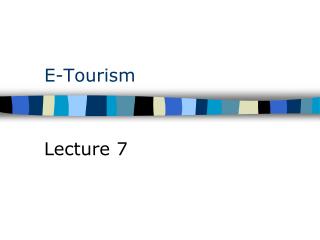 E-Tourism