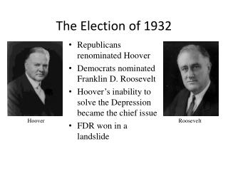 The Election of 1932