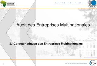 Audit des Entreprises Multinationales