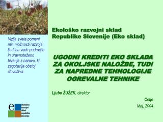 Ekološko razvojni sklad Republike Slovenije (Eko sklad)