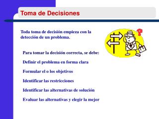 Toma de Decisiones