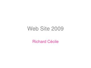 Web Site 2009