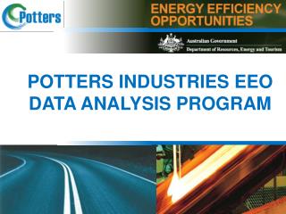 POTTERS INDUSTRIES EEO DATA ANALYSIS PROGRAM