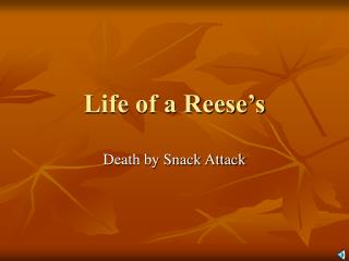 Life of a Reese’s