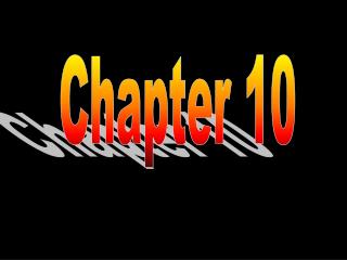 Chapter 10