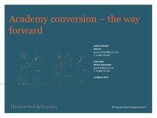 Academy conversion – the way forward