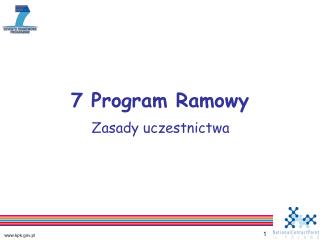7 Program Ramowy