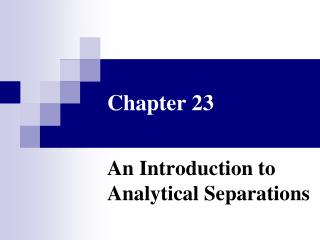Chapter 23