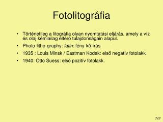 Fotolitográfia
