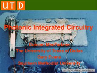 Photonic Integrated Circuitry