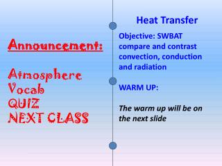 Heat Transfer