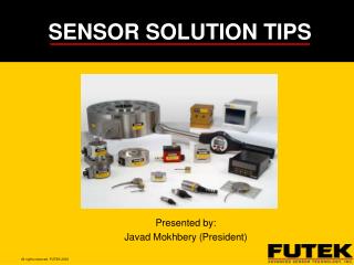 SENSOR SOLUTION TIPS