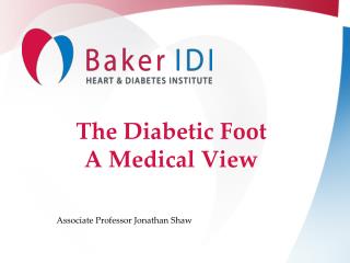 The Diabetic Foot A Medical View