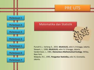 Matematika dan Statistik