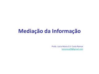 Mediação da Informação