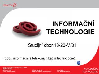 Studijní obor 18-20-M/01