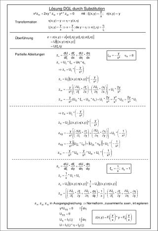 Lösung DGL durch Substitution