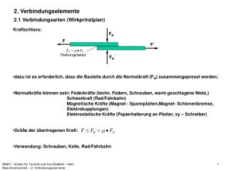 2. Verbindungselemente