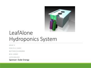 LeafAlone Hydroponics System