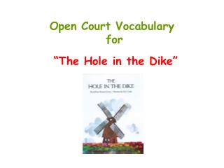 Open Court Vocabulary for