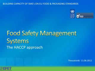 Food Safety Management Systems